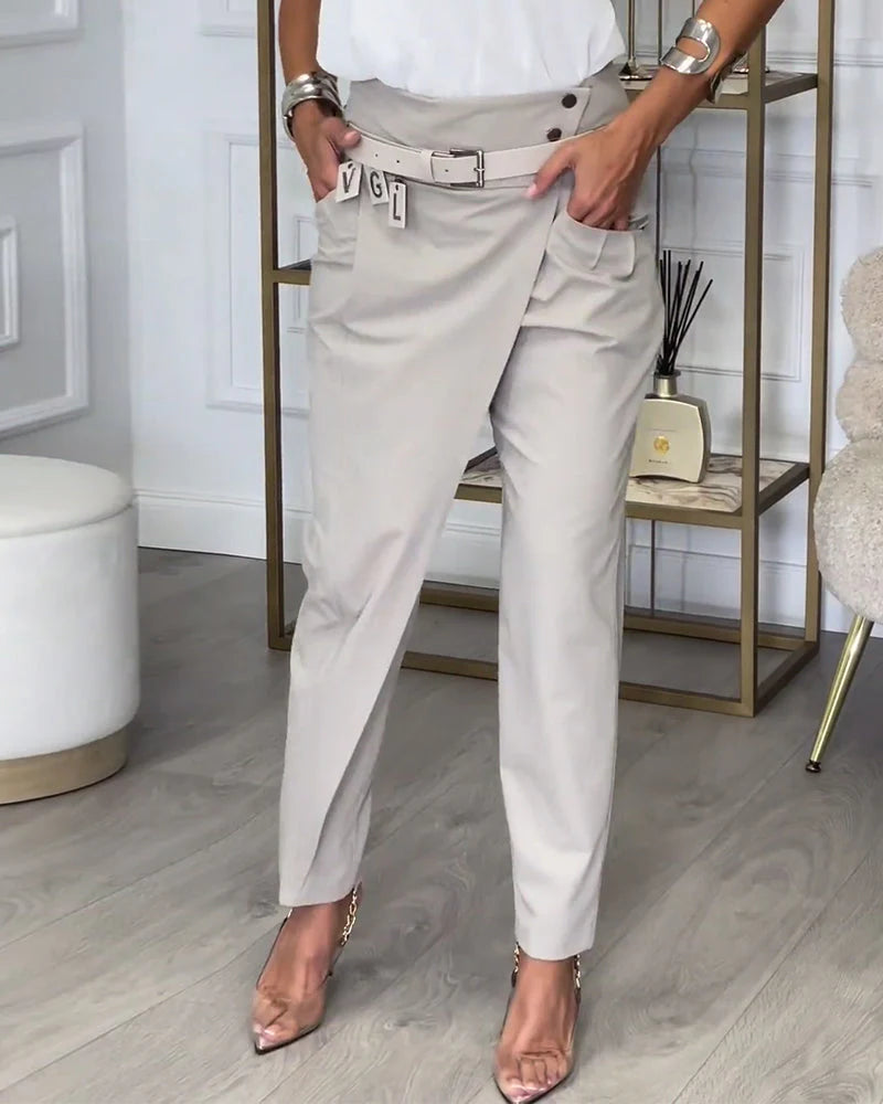 Mila | Pantalon élégant avec ceinture