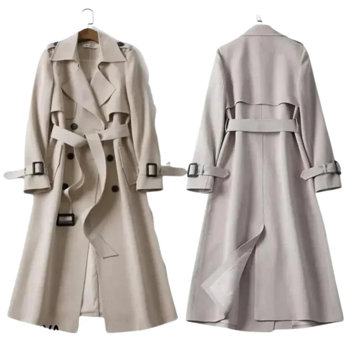 Clara – Manteau Trench en Coton Premium