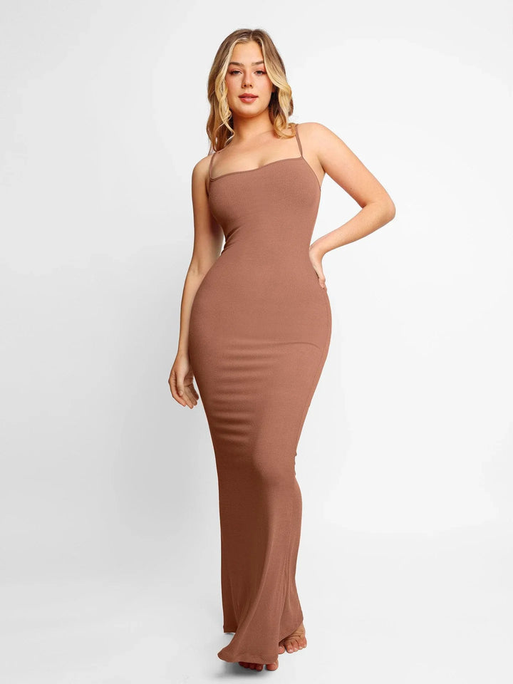 Robe Gainante Maxi Coupe Slip