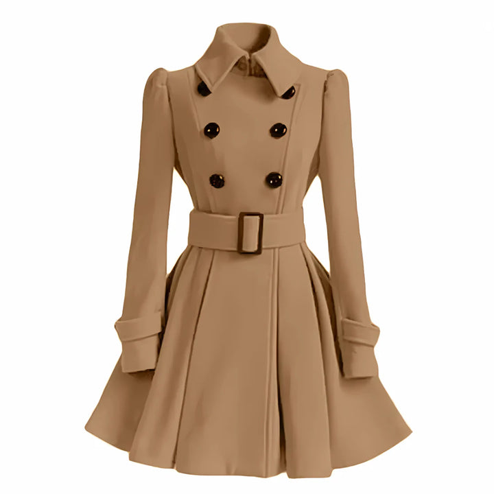 Manteau Iconique Hiver Fit & Flare – Élégance Intemporelle & Chaleur