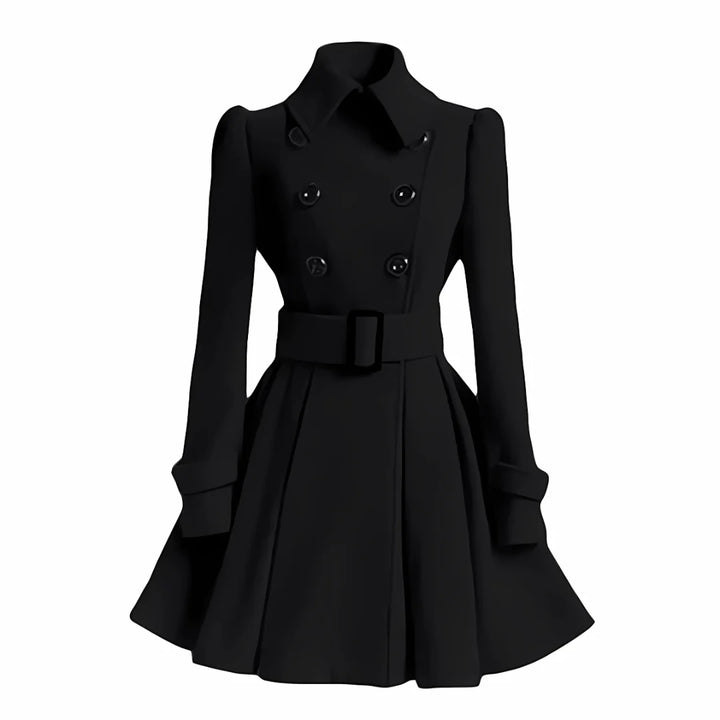 Manteau Iconique Hiver Fit & Flare – Élégance Intemporelle & Chaleur