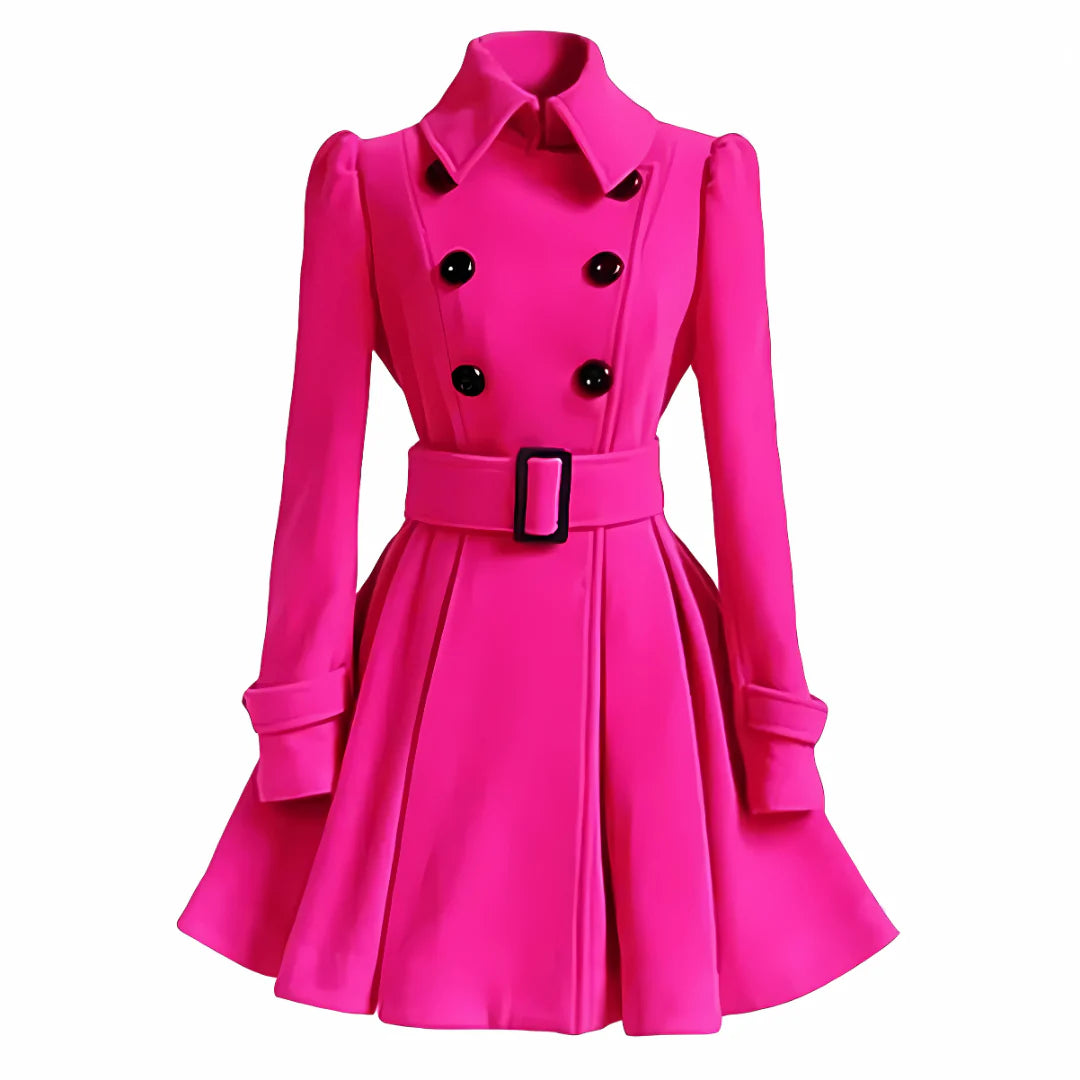 Manteau Iconique Hiver Fit & Flare – Élégance Intemporelle & Chaleur